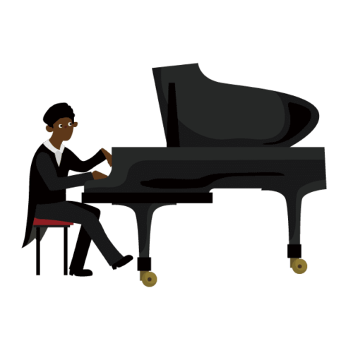 ジャズ・ピアニストのイメージ