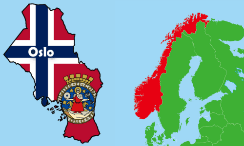ノルウェーのオスロの地形