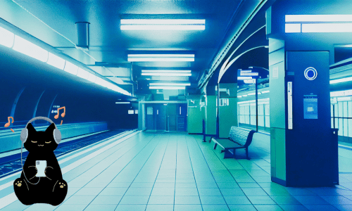 地下鉄駅のホーム