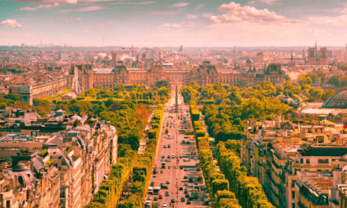 パリのシャンゼリゼ通り