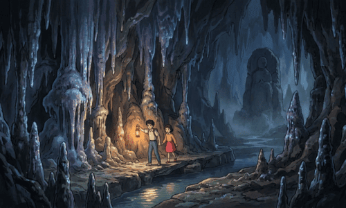 八つ墓村の鍾乳洞